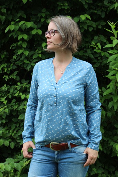 Lady Cassidy, Damentunika aus Webware, Schnittmuster