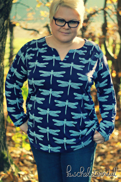 Schnittmuster Plus-Size-Shirtbluse "Luna XL" von Bienvenido Colorido