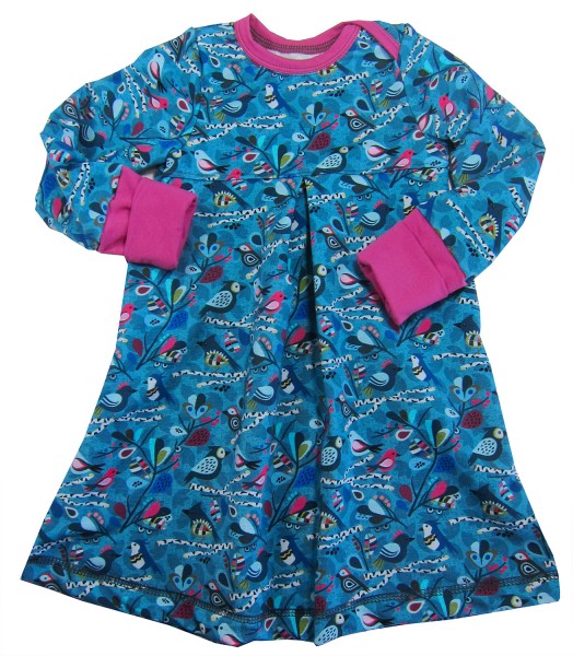 Klimperklein Sweatkleid mit Kellerfalte