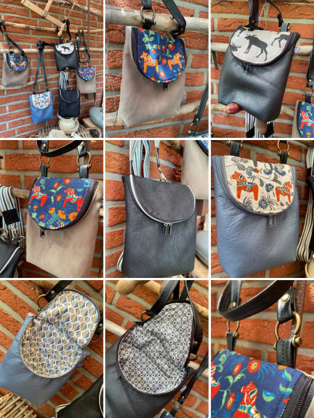 PDF Schnittmuster Umhängetasche Crossbodybag Lise von Puschenhexe