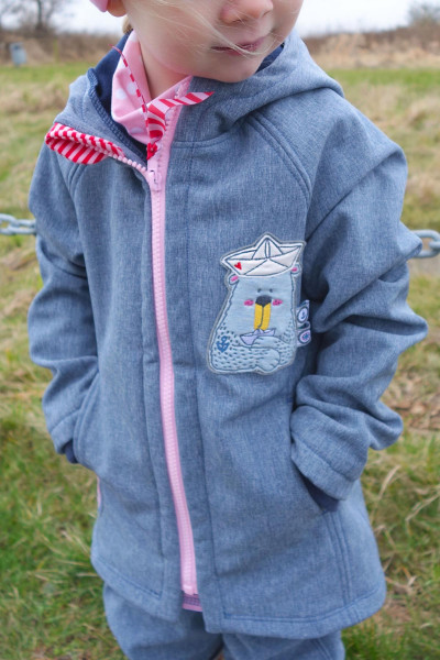 Softshell Schnittmuster Outdoorjacke Phillippa von Farbenmix