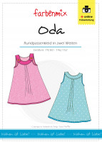 ODA, Kinderkleid in 2 Weiten, Schnittmuster