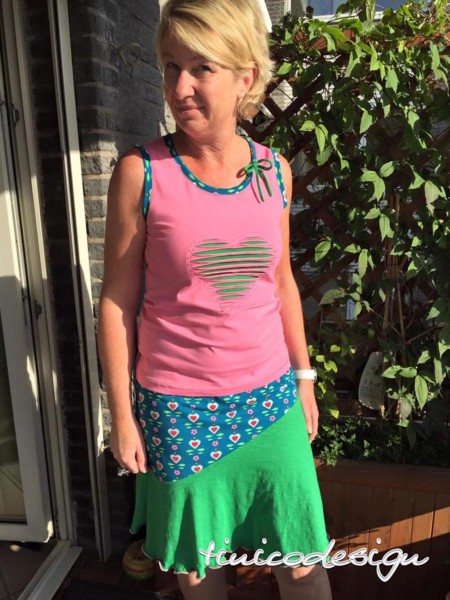 Lady Kenya, Damen-Jerseyrock, Schnittmuster