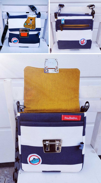 Crossbody Bag "Käthe", Kleine Umhängetasche, Ebook PDF-Schnittmuster