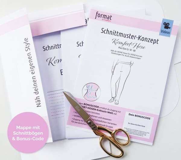 Komfort-Hose, Schnittmuster-Konzept