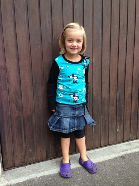 Rose, Kindershirt von miaLuna, Schnittmuster