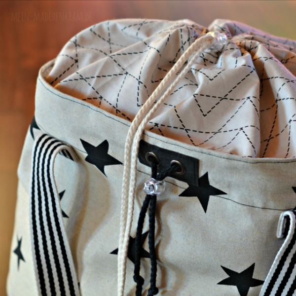 Seesack mit Kordelzug Anleitung