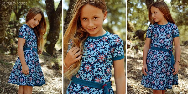 Jerseykleid Nähanleitung Bienvenido Colorido