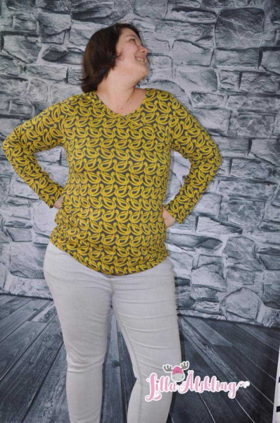 Big Lady Zeena, Plus-Size-Damenshirt, Schnittmuster