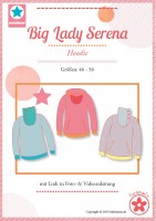 Big Lady Serena, Damenhoodie, Schnittmuster