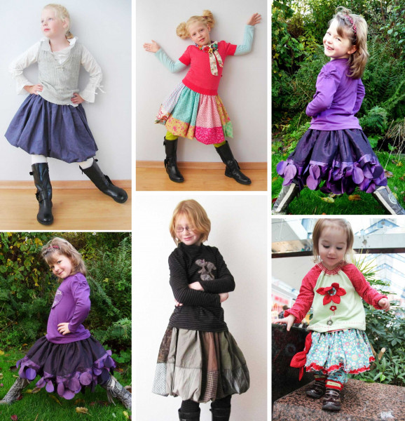 ODILIA, Ballonrock, Schnittmuster