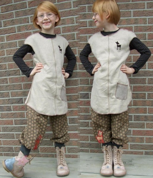 AMELIE, Tunika Kleid, Schnittmuster