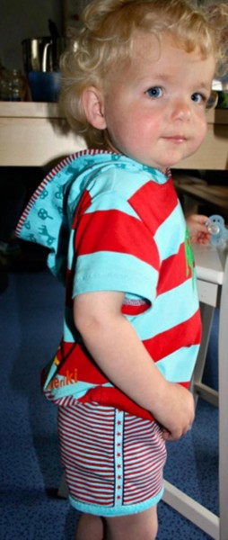 PDF-Schnittmuster Sweatpants, Sweathose, Sweatshorts für Kinder nähen