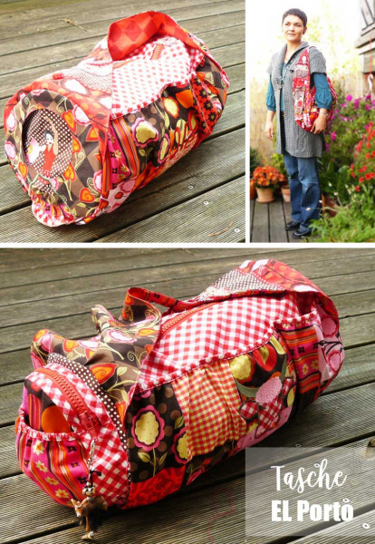 Schnittmuster Schultertasche EL Porto von farbenmix