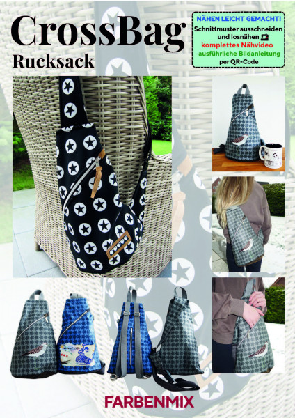 Crossbag - Rucksack, Schnittmuster