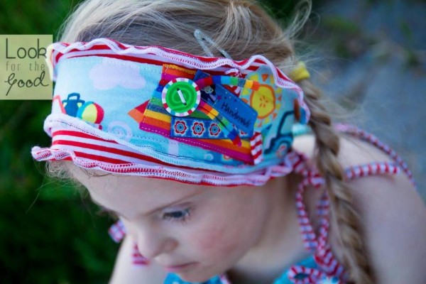 Mia's Tulleband, Stirnband für Kinder mit Downsyndrom, Schnittmuster