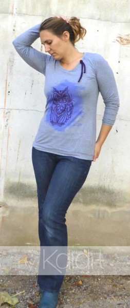 Lady Rose, Damenshirt, Schnittmuster