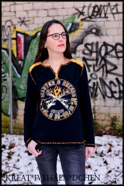 Luna, Damen-Passenshirt, Schnittmuster