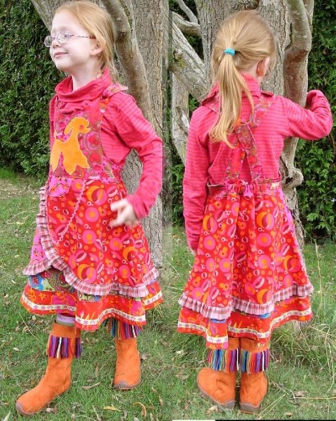 GESKE, Kinder-Trägerkleid, Schnittmuster