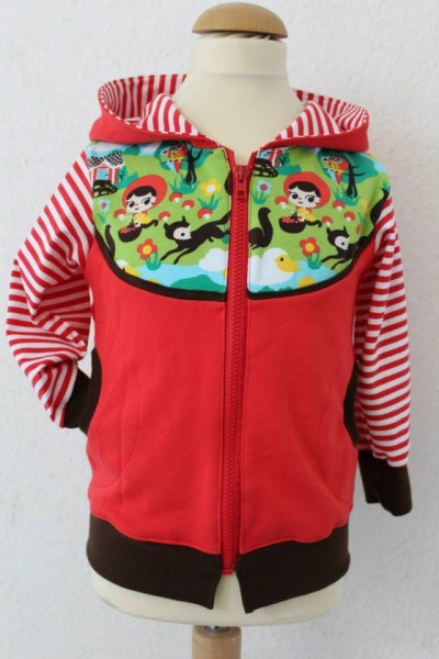 Bella, Mädchen-Sweatjacke, Schnittmuster