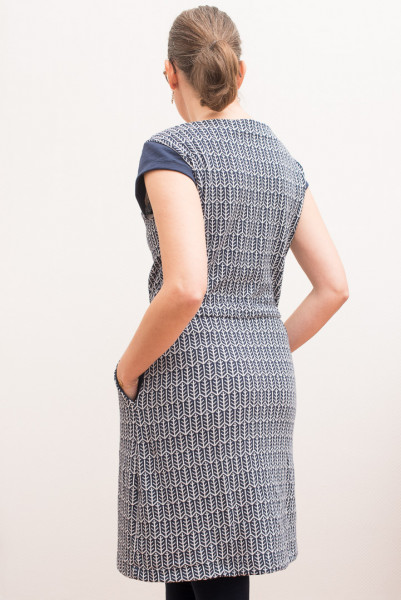 Schnittmuster LaBreton Dress Kurzarmkleid im maritimen Stil Gr. 32-46