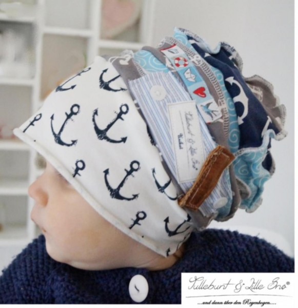 Mia's Tullelue, Beanie für Kinder mit Downsyndrom, Schnittmuster