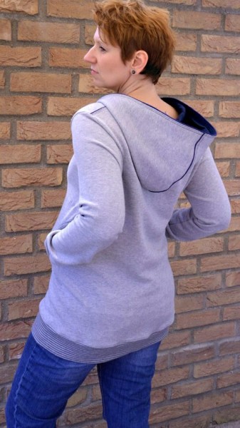 Lady Bella, Sweatjacke, Schnittmuster