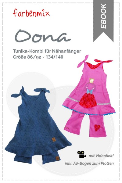 Oona Tunikakombi Farbenmix Download Schnittmuster