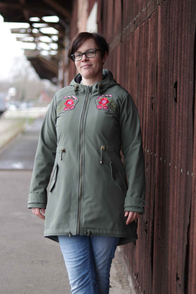 Lady Cadiz, Damenparka - Softshelljacke, Schnittmuster mialuna