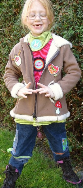 kleinPELLWORM, Fleecejacke, Schnittmuster