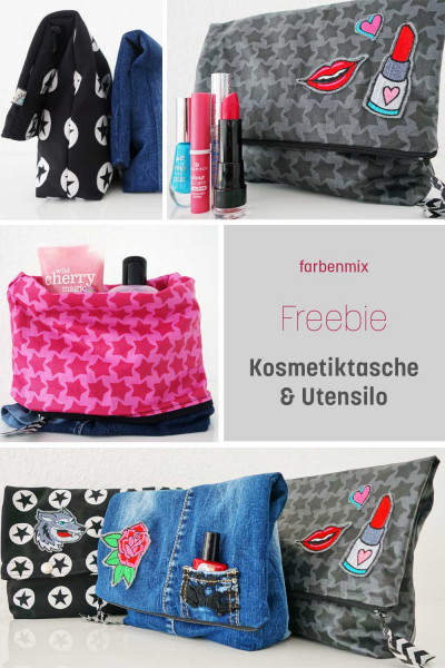 Gratis Kosmetiktasche Schnittmuster Download