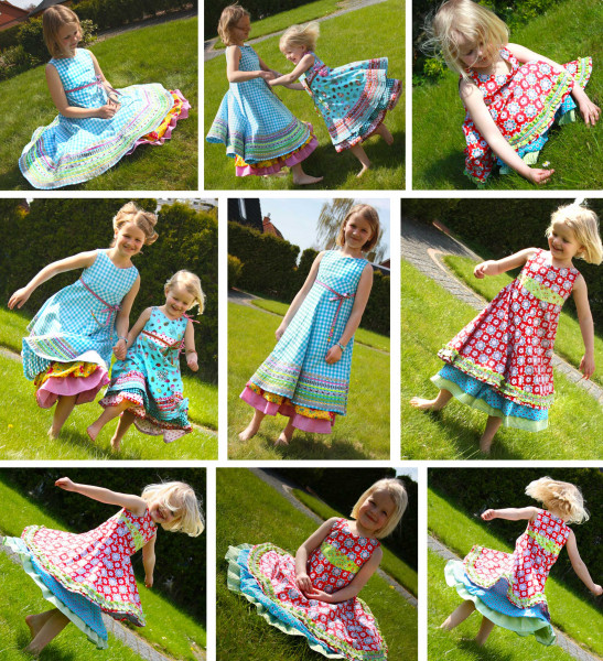 UNIQUE, Festtagskleid, Schnittmuster