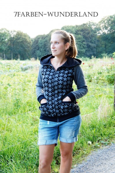 Paula, Damen Raglanjacke/Sweatshirt Damen, Schnittmuster