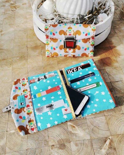 Geldbörse Ulla, Nähanleitung