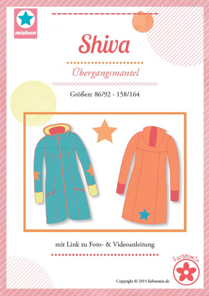 Kindermantel Shiva nähen - Schnittmuster, Nähanleitung & Video vom Mialuna
