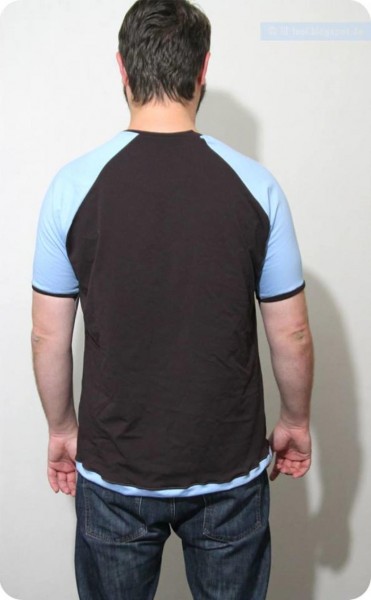 Mister Raglan, Herrenshirt mit Raglanärmeln, Schnittmuster