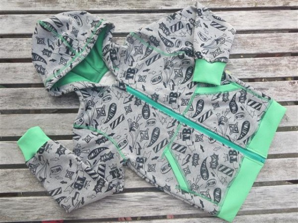 Jacke, Klimperklein, Schnittmuster