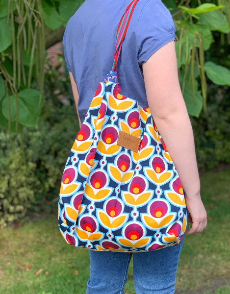 PDF-Taschenschnittmuster Einkaufsbeutel FlexiBag zum Wenden