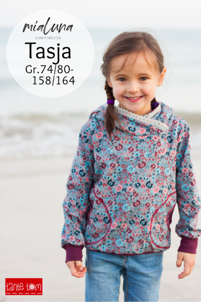 Tasja, Hoodie und Sweatkleid, Schnittmuster