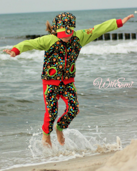 HUGO, Sweatjacke, Schnittmuster