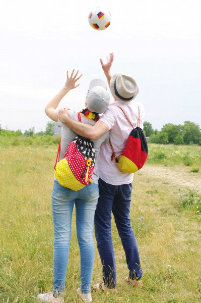 Turnbeutel Sportbeutel Nähanleitung - Schnittmuster PDF zum Downloaden