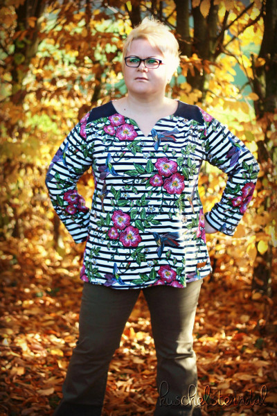 Schnittmuster Damen Shirtbluse "Luna XL" in großen Größen