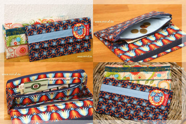 Geldbörse "Wildspitz" nähen, kostenloses Schnittmuster zum Downloaden