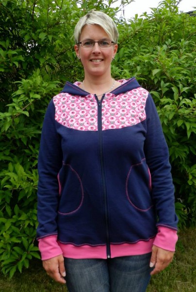 Lady Bella, Sweatjacke, Schnittmuster