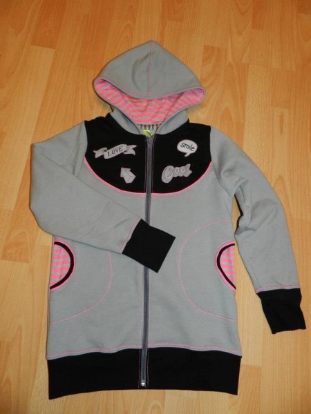 Bella, Mädchen-Sweatjacke, Schnittmuster