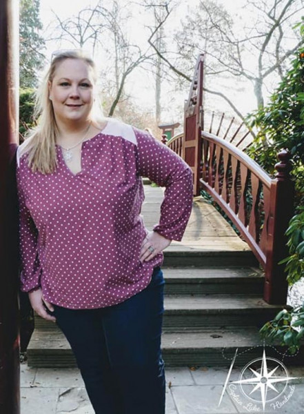 Schnittmuster Damen Shirtbluse "Luna XL" in großen Größen