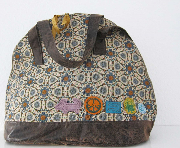 Schnittmuster Handtasche halbrunde Form