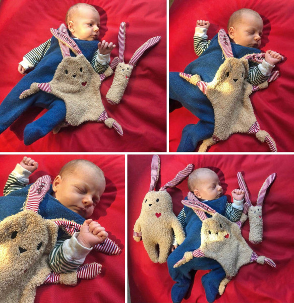 Nähanleitung Schmusetuch Hase Greifling Kuscheltier als Ebook-Download