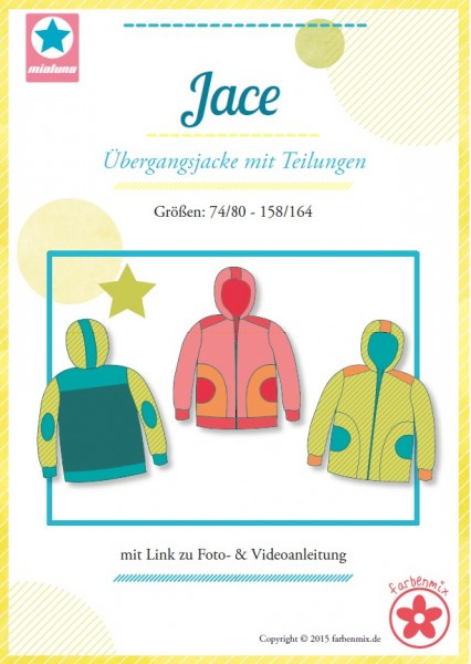 Übergangsjacke Jace Schnittmuster MiaLuna