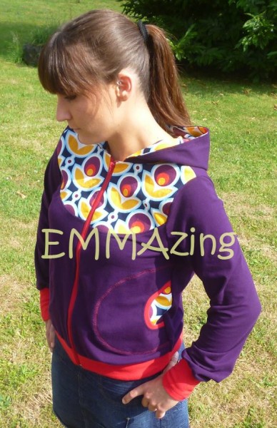 Lady Bella, Sweatjacke, Schnittmuster